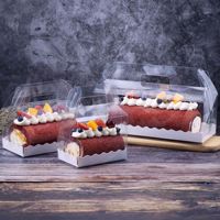 Boîte d'emballage pour gâteau roulé 13*8*10CM