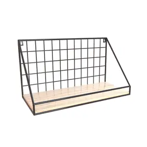 Wandbehang Metalldraht Aufbewahrung skorb Rack File Organizer mit Haken für Küche Badezimmer