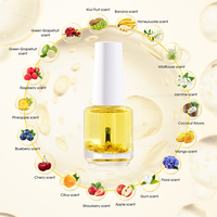 Huile revitalisante pour les cuticules de marque privée Oem Huile pour ongles hydratante Fleur sèche Absorption rapide Nutrition végétalienne Huile pour cuticules pour Nail Art
