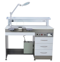 Bureau d'éducation dentaire Assistant de laboratoire Technicien de meubles Établi Bureau en acier Poste de travail Table de travail