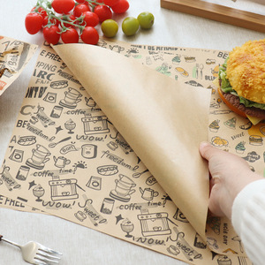 Papel Antigrasa Recubierto Beitong de 56g, Papel Kraft Extra Grueso Resistente al Aceite para Envolver Alimentos y Hornear - Product Image 3