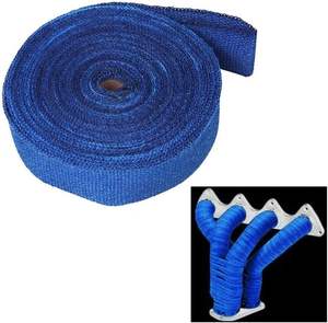 التيتانيوم العادم لفة لفة التيتانيوم ألياف الحمم العادم رأس مجموعة التفاف مع العلاقات قفل الفولاذ المقاوم للصدأ - Product Image 6