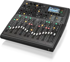 جهاز Behringer X32 المُنتج للمازج الموسيقي بميكروفون 16 إكس إل ار/ وحدة تحكم بخرجات الخط للمازج الرقمي الصوتي