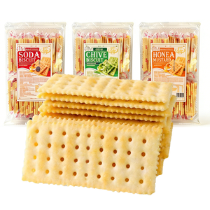 ขนมบิสกิตโซดากรอบ รสซ่า ขายดี รสมะเขือเทศ/สาหร่าย/ต้นหอม - Product Image 1