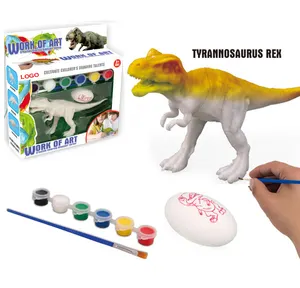 Educational Children Other Hobbies Do It By Your Self 3D Dinosaur Plaster Coloring Creative DIY Painting Toys