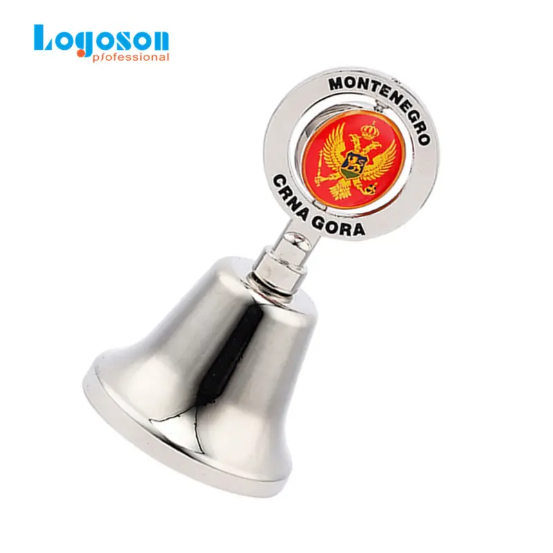 Montenegro Crna Gora Benutzer definierte Souvenir Metall Vintage Messing Dinner Bell Dining Bell mit Flaschen öffner