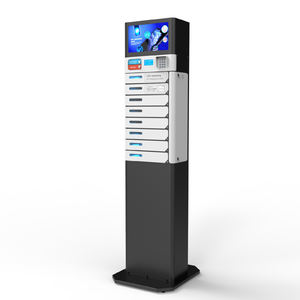 خزانة شحن الهواتف المحمولة VOX ذات 8 خانات مع شاشة إعلانات أندرويد 14 بوصة طراز PL-TB8A-Y2 خزانة تخزين آمنة للأجهزة اللوحية في المنتجعات الصحية - Product Image 6