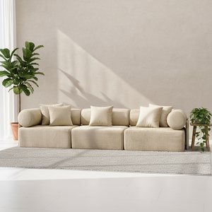 Sofá <span class=keywords><strong>Modular</strong></span> en Forma de <span class=keywords><strong>L</strong></span> Comprimido - Forma Personalizable, Envasado al Vacío, Rebote en 1 Minuto, Sofá Estable Antideslizante Comprimido - Product Image 5