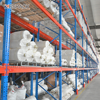 Étagère à palettes en acier robuste à 4 niveaux réglable sans boulons 500-3000 kg Étagère de stockage d'entrepôt