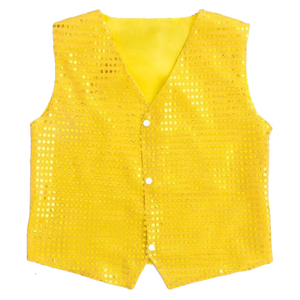 Gilet de danse brillant à paillettes HZO-25064 pour <span class=keywords><strong>costume</strong></span> de fête adulte enfant pour filles et garçons gilets de <span class=keywords><strong>costume</strong></span> de fête <span class=keywords><strong>disco</strong></span> - Product Image 3