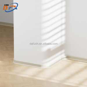 Dafuxin Fabricant OEM Plinthe en alliage d'aluminium de conception moderne anti-humidité et anti-poussière avec bandes de caoutchouc pour salle d'étude - Product Image 6