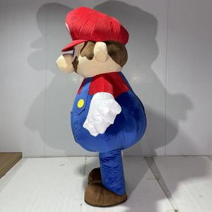 Disfraz Inflable Gigante <span class=keywords><strong>de</strong></span> <span class=keywords><strong>Super</strong></span> <span class=keywords><strong>Mario</strong></span> <span class=keywords><strong>de</strong></span> 2.6m, Traje Inflable <span class=keywords><strong>de</strong></span> <span class=keywords><strong>Mario</strong></span> <span class=keywords><strong>Bros</strong></span> Rojo para Halloween y Carnaval, MOQ 1 Pieza - Product Image 4