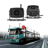 Cámara de Visión Trasera Inalámbrica 4G con Control Remoto GPS, Cámara Frontal con Visión Nocturna Infrarroja IP68 para Camiones Semirremolque, Precio de Fábrica