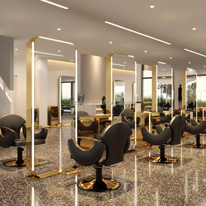 <span class=keywords><strong>Salon</strong></span> ve berber dükkanı için Modern çift taraflı LED cam ayna duvara monte ticari güzellik ekipmanları yatak odası kullanımı için - Product Image 2