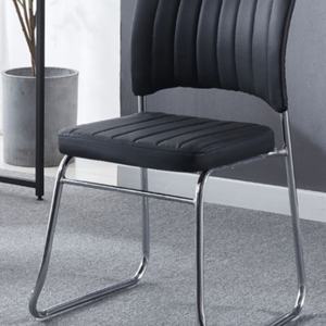 Chaise de bureau de conférence moderne de luxe léger, dossier haut, simple, pivotante, en cuir, chaise de patron avec roulettes, design ergonomique - Product Image 6