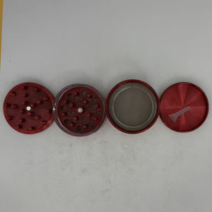 Bán Buôn Nhà Máy Trực Tiếp Bán Hàng Nóng Của 63Mm 4-Hai Lớp Kẽm Hợp Kim Răng Trong Suốt Với Cửa Sổ Của Nhãn Hiệu Kim Loại Thảo Mộc Máy Xay - Product Image 6