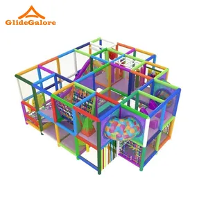 Restaurant Kids Play Area Indoor Amusement Soft Play Room For Toddler Babies Lounge Playground Custom Design Set