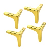 Pieds de lit en fer de 10 cm, noirs, dorés, argentés, bon marché et de bonne qualité, design populaire