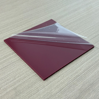 Plaques acryliques rouge agate sur mesure 4x8 pi, 5 mm d'épaisseur, panneau sanitaire pour salle de bain, baignoire, service de découpe