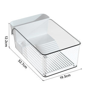 Klein transparant PET-kweekaquarium voor schildpadden en krabben, open, voor op het bureau, ecologisch landschapsontwerp, zonnebaden - Product Image 6