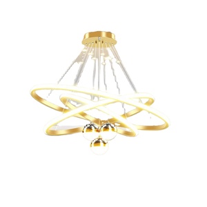 Lustre LED rond moderne en acier inoxydable noir pour salle à manger, lumière blanc chaud 3500K, dimmable, culot E27 - Product Image 2