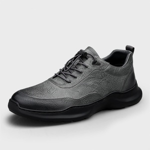 Chaussures décontractées classiques pour hommes en cuir véritable souple, résistantes à l'usure, avec des caractéristiques imperméables et respirantes - Product Image 2