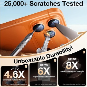 Protection d'objectif d'appareil <span class=keywords><strong>photo</strong></span> AR AF compatible Flash en verre trempé 2.5D pour <span class=keywords><strong>iPhone</strong></span> 17 16 15 <span class=keywords><strong>14</strong></span> Pro <span class=keywords><strong>Max</strong></span> Plus, 95% de haute transmission - Product Image 4
