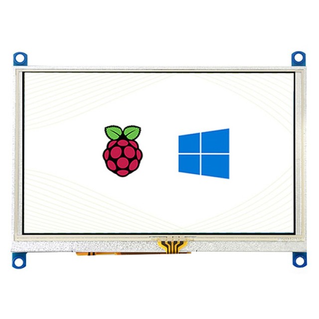 5inch Resistive Touch Screen LCD (G), 800*480, HDMI Various Systems Support