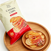 Sacs à chips gonflables personnalisables en gros MOPP/VMPET/CPP avec soudure centrale thermoscellée, impression hélio, qualité alimentaire