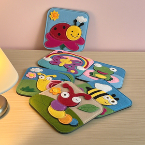 Cảm thấy ếch bọ rùa ong bướm Sâu Bướm Montessori cảm thấy câu đố cho trẻ mới biết đi giáo dục sớm cuốn sách bận rộn cho các kỹ năng cơ bản - Product Image 3