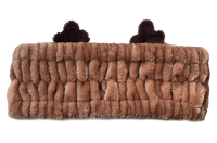 Bandeau de renne en molleton de corail doux pour la peau, parfait pour le démaquillage et les soins de la peau quotidiens.