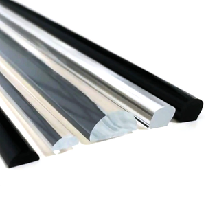 <span class=keywords><strong>Seuil</strong></span> de <span class=keywords><strong>douche</strong></span> en acrylique de bande de joint inférieur de porte de <span class=keywords><strong>douche</strong></span> en verre noir - Product Image 6