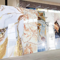 Échantillon gratuit de Chine Panneau mural moderne en PVC gaufré 3D en marbre autocollants muraux en mousse auto-adhésive à peler et à coller pour usage domestique