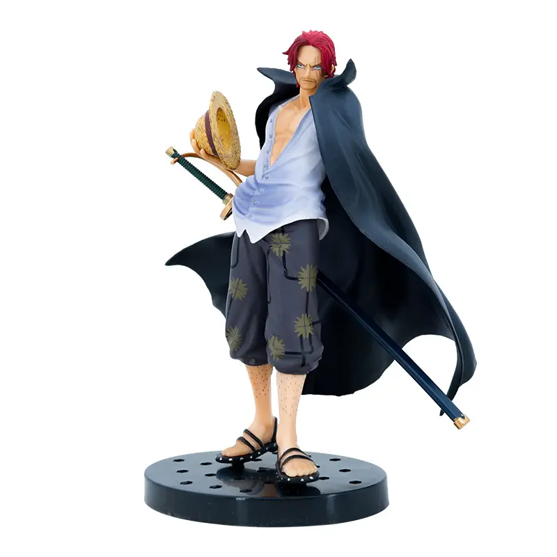 Japanse Anime One Pieced Ichiban Appreciatie Herinneringen Roodharige Luffy & Shank Wit/Geel Klassieke Scène Action Figure Speelgoed