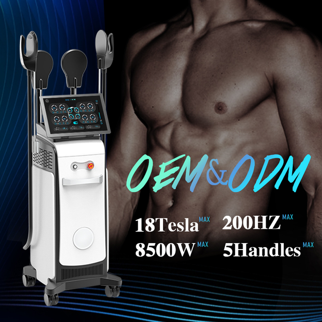 Latest upgrade 8500 W 18 TESLA AlSPlRIT ems rf body sculpting machine AISPIRIT em sculpt neo machine neo