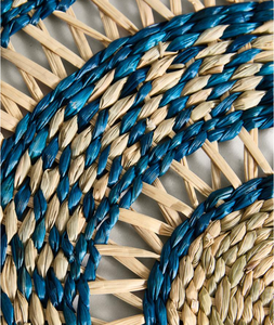 New Design Round Seagrass Placemat Weave Natural Woven Table Mat Custom Color Dining <b>Charger</b> Plate Pad Rustic Eco Friendly Decor - Product Image 3