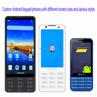 Téléphone Android à boutons 4 pouces 4G LTE, personnalisation des boutons OEM ODM, téléphone mobile casher pour les États-Unis, Israël, Europe