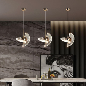 Lampe suspendue de luxe pour hôtel, bon marché, en fer, moderne, lustre de <span class=keywords><strong>cuisine</strong></span>, éclairage d'îlot avec acrylique transparent - Product Image 6
