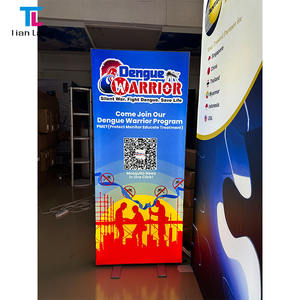 โลโก้ที่กําหนดเองติดตั้งอย่างรวดเร็วอลูมิเนียมงานแสดงสินค้ายืนคุณภาพสูง Led Backlit SEG กล่องไฟไร้กรอบบูธนิทรรศการแสดง - Product Image 3