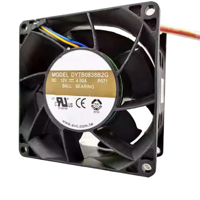 12V 4.5A DYTB0838B2G 8038 8cm Server Car Violent Booster Fan Brushless Fans Axial Cooling Fan