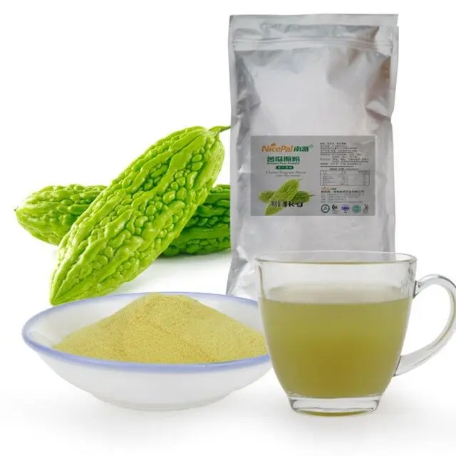 Polvo de melón amargo verde secado por pulverización sin gluten personalizado natural rico en vitaminas para suplemento complejo de proveedor Nestlé