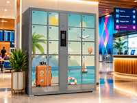 Casier de rangement intelligent électronique en libre-service avec code PIN sécurisé pour centres commerciaux, gymnases et aéroports