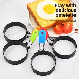 Metal Fried Egg Pancake Ring Omelette Fried Egg Round Shaper Eggs Mold for Cooking <b>Breakfast</b> Pan Oven Kitchen Pancake <b>Maker</b> - Product Image 5