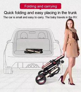 <span class=keywords><strong>รถ</strong></span>เข็น<span class=keywords><strong>เด็ก</strong></span>ทารกแบบ3 in 1พับได้พร้อมรถยนต์รถเข็นเด็กทารก En1888stroller 3 in 1ทำจากอะลูมิเนียม - Product Image 6