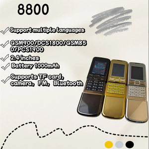 Teléfono Móvil Básico Desbloqueado 8800 Slider 2G GSM Dual SIM con Bluetooth, Memoria Expandible y Larga Duración de Batería - ¡Venta Caliente! - Product Image 2