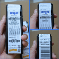 Tubes de détection de gaz Drager haute précision CO CO2 NO2 O2 HS SO2 Vapeur d'eau HCL CL2 H2 Neuf d'origine