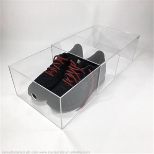 Boîte à Chaussures acrylique Goutte Avant Coulissante Sneaker Glissière de Tiroir De Stockage - Product Image 2