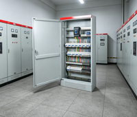 Armoire de commande PLC personnalisée, coffret de commande électrique basse tension, armoire de distribution d'énergie en acier pour intérieur, 100A IP55