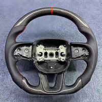 Volant de voiture en gros pour Dodge Charger SRT 2015-2020, personnalisé en fibre de carbone