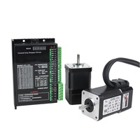 Ensemble de moteurs pas à pas à boucle fermée 42 personnalisés en usine, série de pilotes haute vitesse et couple élevé avec contrôleur de retour d'information 200W IP54